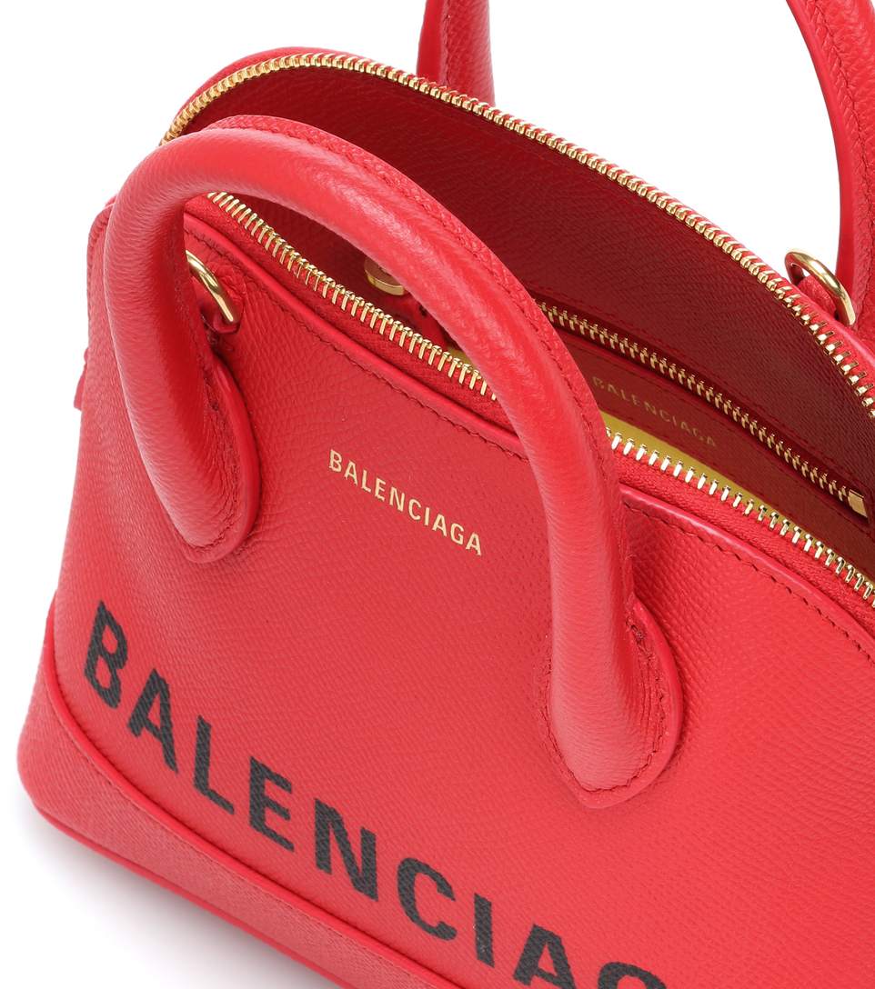 BALENCIAGA バレンシアガ Ville XS leather tote バッグ レッド 2018-2019年秋冬