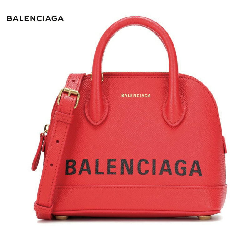 ハンドバッグ BALENCIAGA バレンシアガ Ville XS leather tote バッグ レッド 2018-2019年秋冬