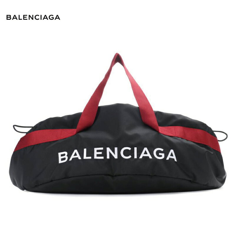 BALENCIAGA バレンシアガ Embroidered canvas bag バッグ ブラック 2018-2019年秋冬