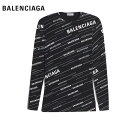 BALENCIAGA monogram print fitted t-shirt ladys 2019ss バレンシアガ モノグラム プリント Tシャツ レディース