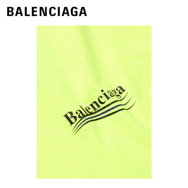 BALENCIAGA Logo-Print T-shirt Yellow 2021SS バレンシアガ ロゴプリント Tシャツ イエロー 2021年春夏