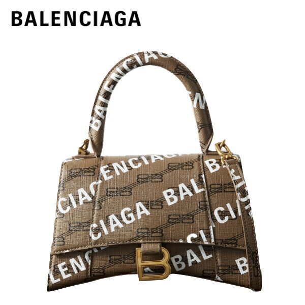 BALENCIAGA Hourglass Small printed coated-canvas