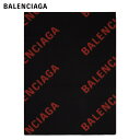 BALENCIAGA Allover Macro Scarf Black & Red 2023AW Allover Macro }t[ 2023NH~