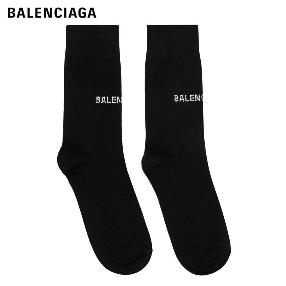 BALENCIAGA Strass Socks Black & Silver 2023AW Strass ソックス ブラック & シルバー 2023年秋冬