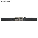 バレンシアガ BALENCIAGA BB Hourglass Belt Black 2023AW バレンシアガ BBアワーグラス ベルト ブラック 2023年秋冬