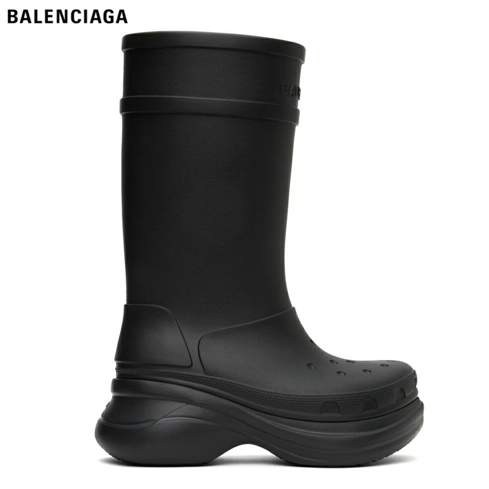 クロックス スノーブーツ メンズ BALENCIAGA x Crocs Edition Boots Black 2023AW バレンシアガ x クロックス エディション ブーツ ブラック 2023年秋冬