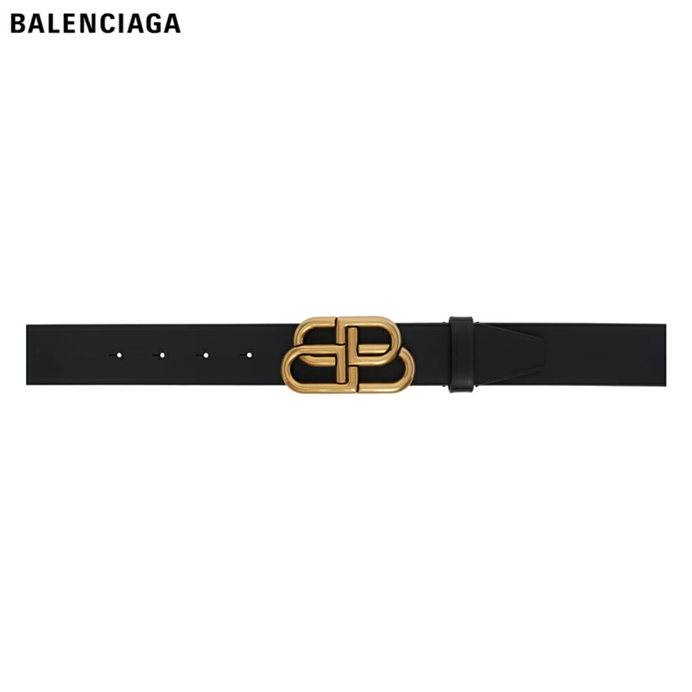 バレンシアガ BALENCIAGA Large BB Belt Black 2023AW バレンシアガ ラージ BB ベルト ブラック 2023年秋冬
