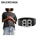 バレンシアガ BALENCIAGA 3.5cm BB Crypto Logo-Embellished Leather Belt Black 2023AW バレンシアガ BB クリプト ロゴ装飾レザーベルト 3.5cm ブラック 2023年秋冬