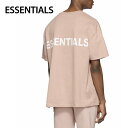 ESSENTIALS Reflective Logo T-shirt Mens Tops Pink 2020SS エッセンシャルズ リフレクティブ ロゴ Tシャツ メンズ トップス ピンク 2020年春夏新作