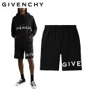 GIVENCHY Wide-Leg Logo-Embroidered Cotton-Jersey Shorts Black 2023AW ロゴ刺繍 ワイドレッグ コットンジャージー ショーツ 2023年秋冬