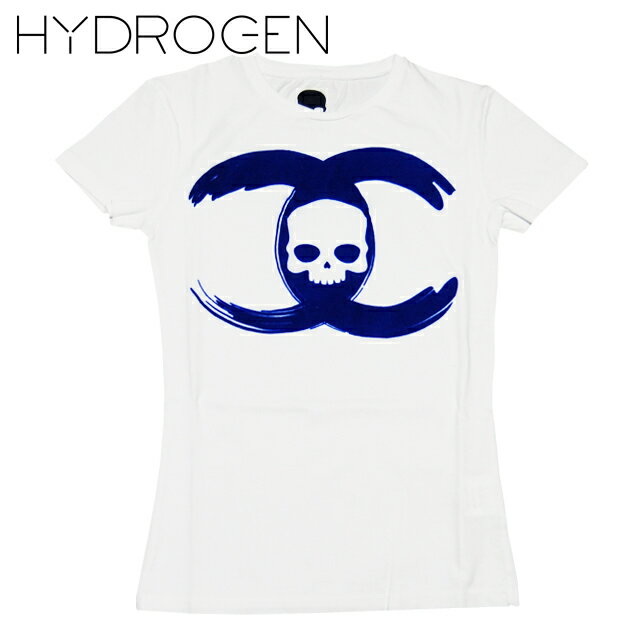 【34%OFF!!】[HYDROGEN]ハイドロゲン 2012年春夏新作 ロゴ CC スカル レディースTシャツ 