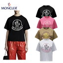 モンクレール Tシャツ メンズ 海外限定・国内未入荷カラー【4colors】MONCLER Logo T-SHIRT Ladys 2022SS モンクレール ロゴ Tシャツ レディース 4カラー 2022年春夏