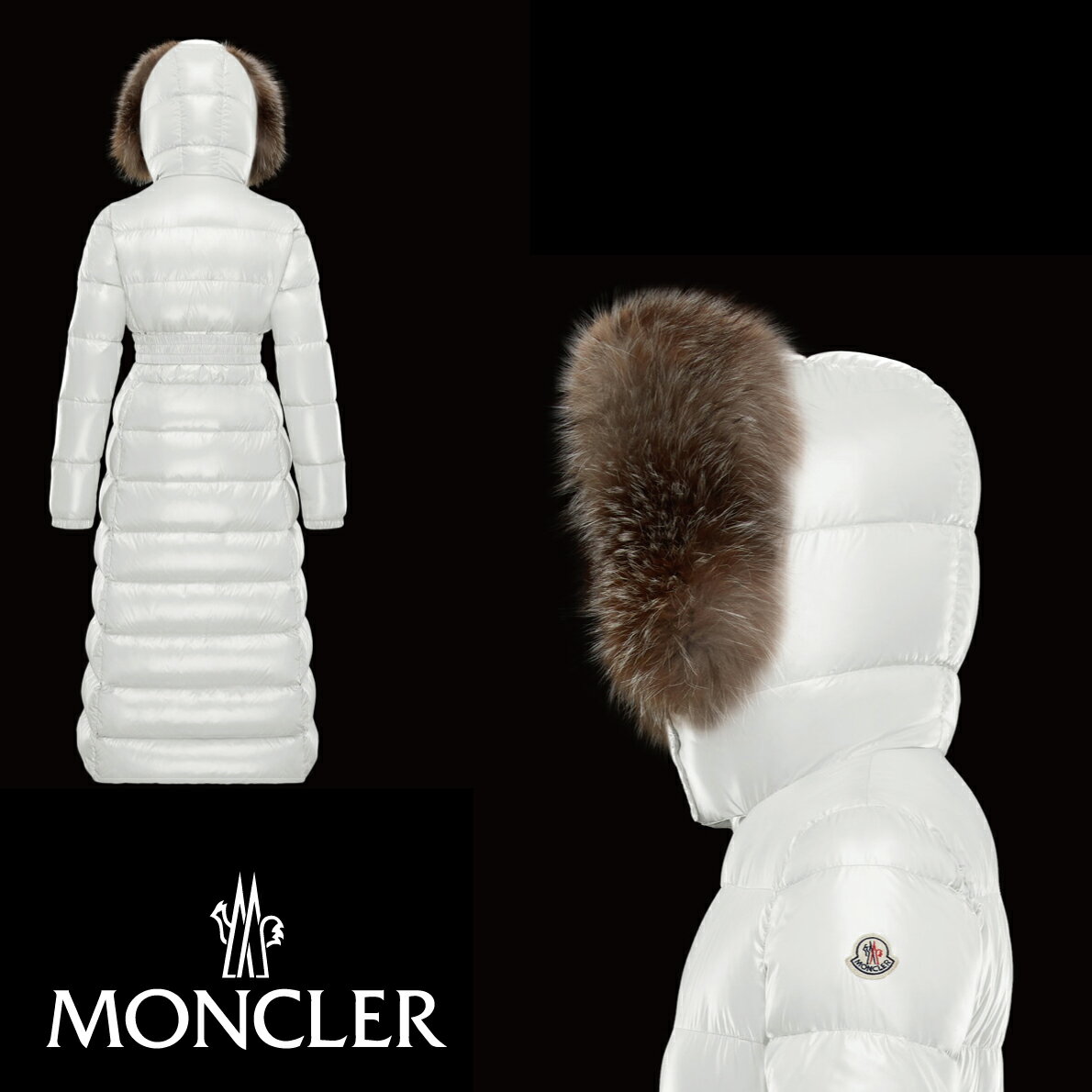 MONCLER モンクレール ダウンジャケット HUDSON Blanc ブランク 2019-2020年秋冬新作 レディース