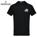 モンクレール Tシャツ メンズ MONCLER モンクレール T-SHIRT Tシャツ Noir ブラック メンズ