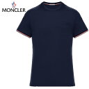モンクレール Tシャツ メンズ MONCLER モンクレール T-SHIRT Tシャツ Dark Blue ダークブルー メンズ