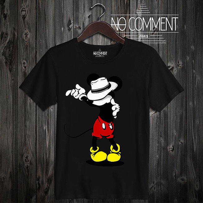 【3colors】NO COMMENT PARIS t shirt mickey jackson CART03 2021SS ノーコメント パリ Tシャツ ブラック ホワイト グレー 2021年春夏