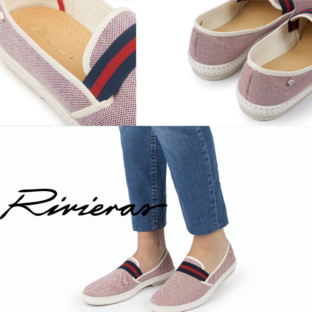 Rivieras リビエラ 2018年春夏 2018SS スリッポン メンズ レディース College Redish