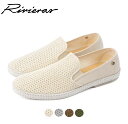 リビエラ スリッポン メンズ 【4 colors】Rivieras COTTON CANVAS & MESH SLIP ON Beige,Grey,Honey,Kaki リビエラ メンズ シューズ メッシュスリッポン