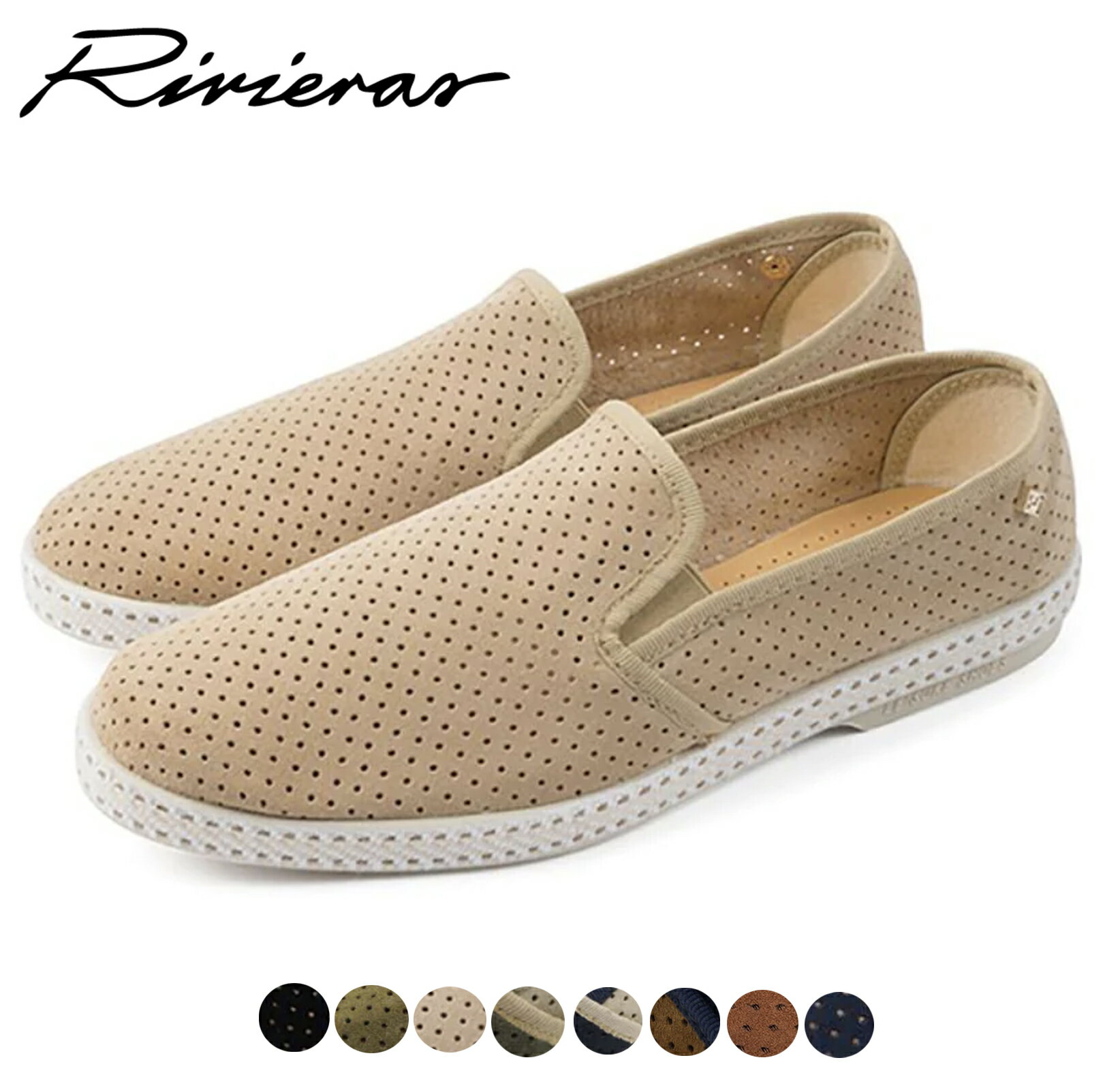 【8 colors】Rivieras Classic Suede SLIP ON リビエラ スウェード スリッポン レディース メンズ シューズ