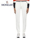 モンクレール 【海外限定・日本未入荷カラー】MONCLER Cotton Sweat CASUAL PANTS White Mens 2020SS モンクレール コットンスウェット パンツ ホワイト メンズ 2020年春夏