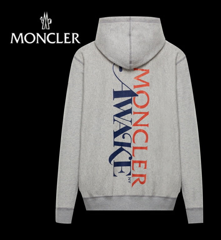 2 MONCLER 1952 GENIUS Awake SWEAT-SHIRT Hoodie Light Grey Mens 2020SS モンクレール ジーニアス アウェイク スウェットパーカー ライトグレー メンズ 2020年春夏新作