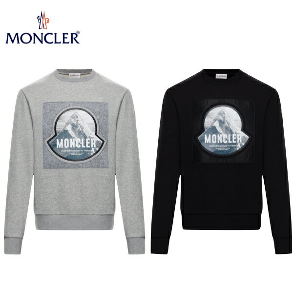 【2colors】MONCLER CREWNECK SWEATSHIRT Tops Mens 2020AW モンクレール クルーネック スウェット トップス メンズ 2020-2021年秋冬