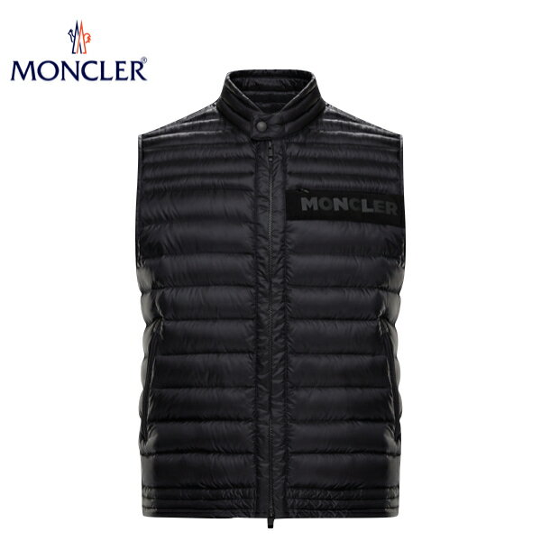 MONCLER ROUSSILON Black Mens Down Vest 2020AW Outer モンクレール ブラック メンズ ダウンベスト ジレ 2020-2021年秋冬 アウター