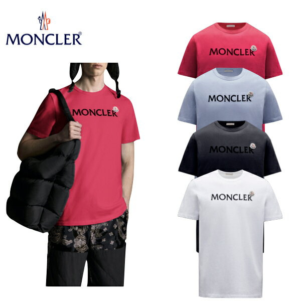 MONCLER Lettering graphic t-shirt Mens Top 2021SS モンクレール レタリングTシャツ メンズ トップス 2021年春夏