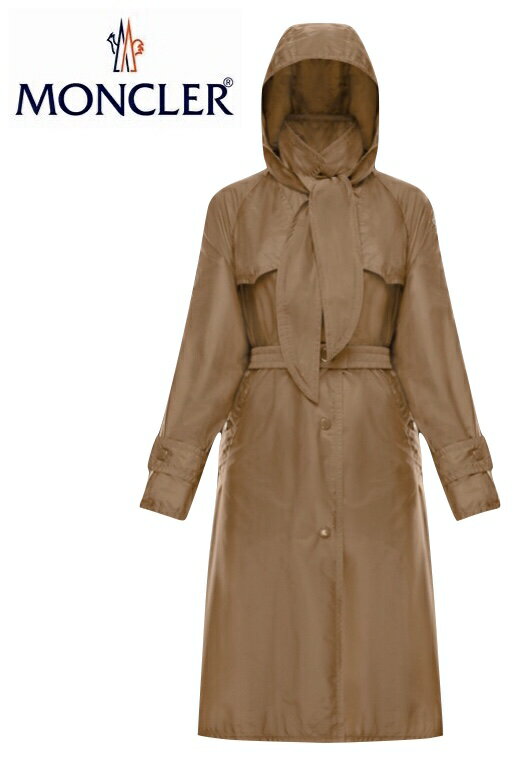 MONCLER VANILLE Chameau Camel Ladys Trench Coat Outer 2020SS モンクレール キャメル レディース トレンチコート アウター 2020年春夏新作