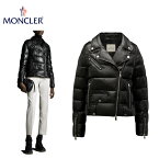 MONCLER Adib Ladys Black Leather Down Jacket 2021AW Outer モンクレール アディブ ブラック レディース レザーダウンジャケット 2021年秋冬 アウター