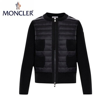 MONCLER モンクレール KNIT CREWNECK CARDIGAN ニット クルーネック カーディガン Ladys レディース Noir Black ブラック 2019-2020年秋冬新作