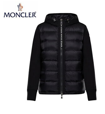 【海外限定・国内未入荷モデル】MONCLER モンクレール HOODED CARDIGAN フード付き カーディガン Ladys レディース Noir Black ブラック 2019-2020年秋冬新作