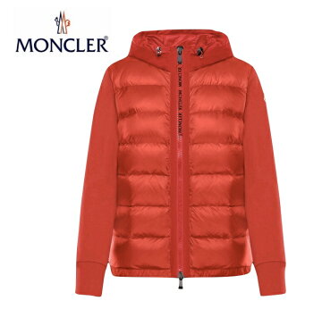 【海外限定・国内未入荷モデル】MONCLER モンクレール HOODED CARDIGAN フード付き カーディガン Ladys レディース Rouge Red レッド 2019-2020年秋冬新作