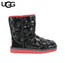 Ugg Girls Disney Minerva Short Boots Sequin Glitter Blackアグ ガールズ ディズニー ミネルバ ショートブーツ スパンコール ブラック