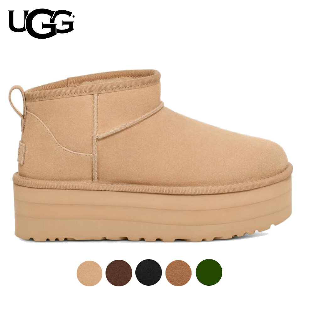 【5colors】UGG Classic Ultra Mini Platform Mustard Seed,Burnt Cedar,Black,Chestnut,Forest Night 2023AW アグ クラシック ウルトラ ミニ プラットフォーム マスタードシード バーントシダー ブラック チェスナット フォレストナイト 2023年秋冬