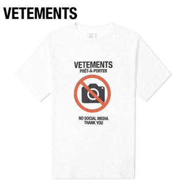 VETEMENTS ANTI SOCIAL TEE 2020SS ヴェトモン アンチソーシャル Tシャツ 2020年春夏