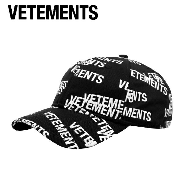 VETEMENTS STAMPED LOGO CAP Black Mens 2021SS ヴェトモン スタンプ ロゴ キャップ ブラック メンズ 2021年春夏