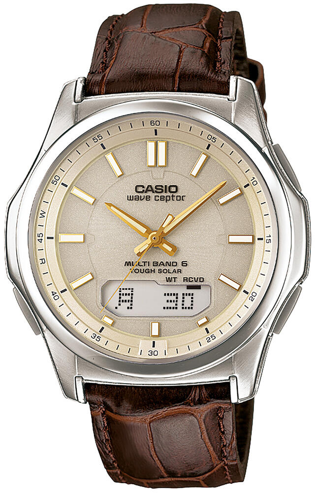 【楽天市場】カシオ CASIO 電波 ソーラー メンズウォッチ 腕時計 紳士用腕時計☆fsFL-1606：Fashion Style