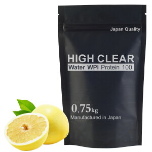 HIGH CLEAR ハイクリアー ウォーター WPI プロテイン すっぱいグレープフルーツ味 750g 女性 女性用 男性 男性用 ホエイ ホエイプロテイン ダイエット 減量 筋トレ