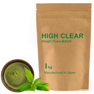 HIGHCLEARハイクリアーウェイトダウンマッハプロテイン1kg(約40回分)本格抹茶味HID002