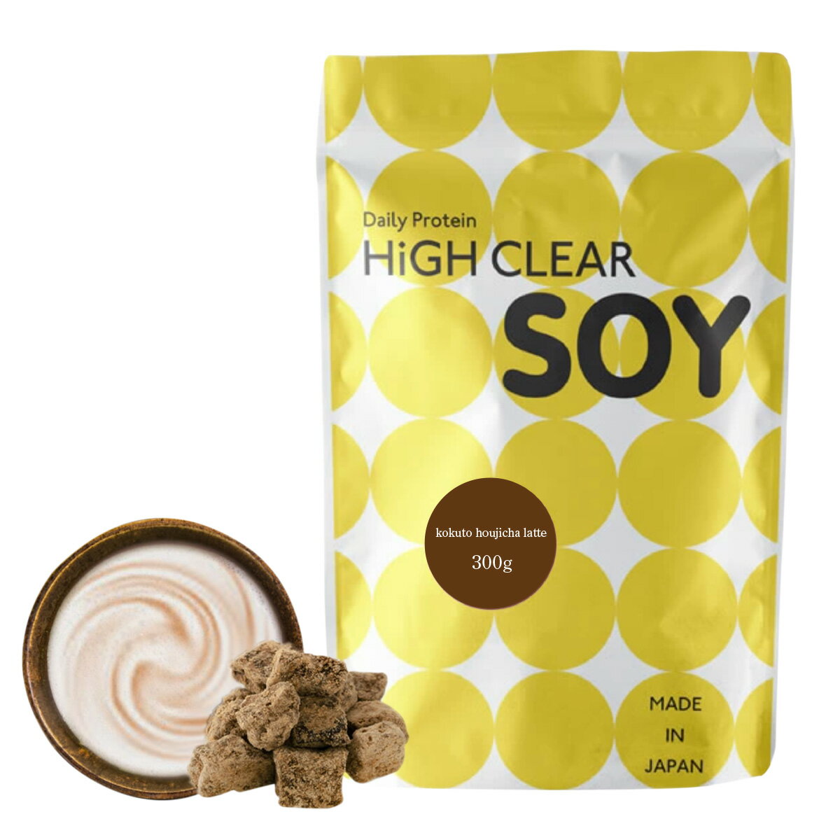 ソイプロテイン 100 黒糖ほうじ茶ラテ味 300g プロテイン ソイ ステビア 女性用 ダイエット プロテイン..