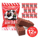 商品名 プロテインバー mini BAR チョコ味 2本入り×12袋 原材料名 準チョコレート(国内製造)(植物油脂、砂糖、全粉乳、ココア、乳糖、カカオマス)、還元水飴、たんぱく質濃縮物(乳たんぱく)、ホエイたんぱく、ショートニング、大豆パフ(大豆たん白、でん粉、植物油脂)、ココアパウダー、乳等を主原料とする食品、アーモンド、サンゴカルシウム、乳酸菌(殺菌)、デキストリン／香料、トレハロース、乳化剤、炭酸カルシウム、V.C、抽出V.E、ナイアシン、パントテン酸Ca、V.B6、V.B2、V.B1、V.A、葉酸、V.D、V.B12、(一部に乳成分・卵・大豆・アーモンドを含む) 内容量 2本入り×12袋 賞味期限 裏面に表示 保存方法 直射日光、高温多湿な場所を避けて保存 販売者 株式会社エフアシスト〒984-0811 宮城県仙台市若林区保春院前丁6番地の6 栄養成分表示(2本(32g)あたり)※推定値 エネルギー：144kcal、たんぱく質：10.4g、脂質：6.9g、炭水化物：10.8g（糖質：9.6g、食物繊維：1.2g）、食塩相当量：0.13g、カルシウム：154.33mg、VA:308μg、VD:3.03μg、VE:2.1mg、VB1:0.44mg、VB2:0.47mg、ナイアシン：4.33mg、VB6:0.43mg、葉酸：88μg、VB12：0.96μg、パントテン酸：1.92mg、VC:36.67mg※エネルギー、たんぱく質、脂質、炭水化物(糖質、食物繊維)、食塩相当量はサンプル品分析による推定値 使用上のご注意 体に異常を感じた場合はお召し上がりにならないでください。原材料をご確認の上アレルギーのある方はお召し上がりにならないでください。妊娠、授乳中およびお薬を服用中の方は、医師と相談の上ご使用ください。開封後は賞味期限に関わらずお早めにお召し上がりください。乳児の手の届かないところに保管してください。