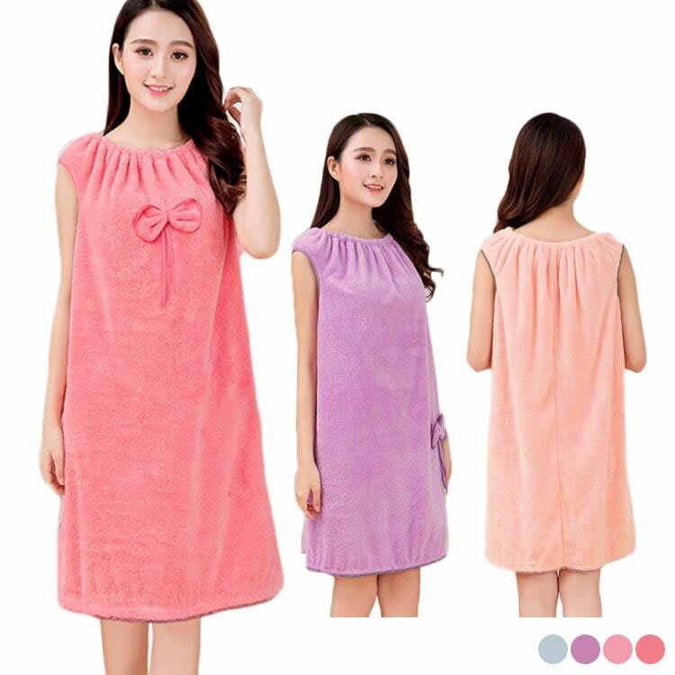 バスタオル レディース 着る バスローブ プールタオル 大判タオル ローブ ルームウェア 送料無料 お風..