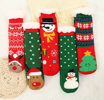 あったか靴下 レディース あったか ソックス 秋冬 ルームソックス クリスマス靴下 かわいい おしゃれ ロング 厚い 暖かい 部屋用 就寝ソックス ハイソックス 保温 もこもこ 防寒 靴下 冷え防止 冷え対策 ルームウエア くつ下 ソックス 送料無料