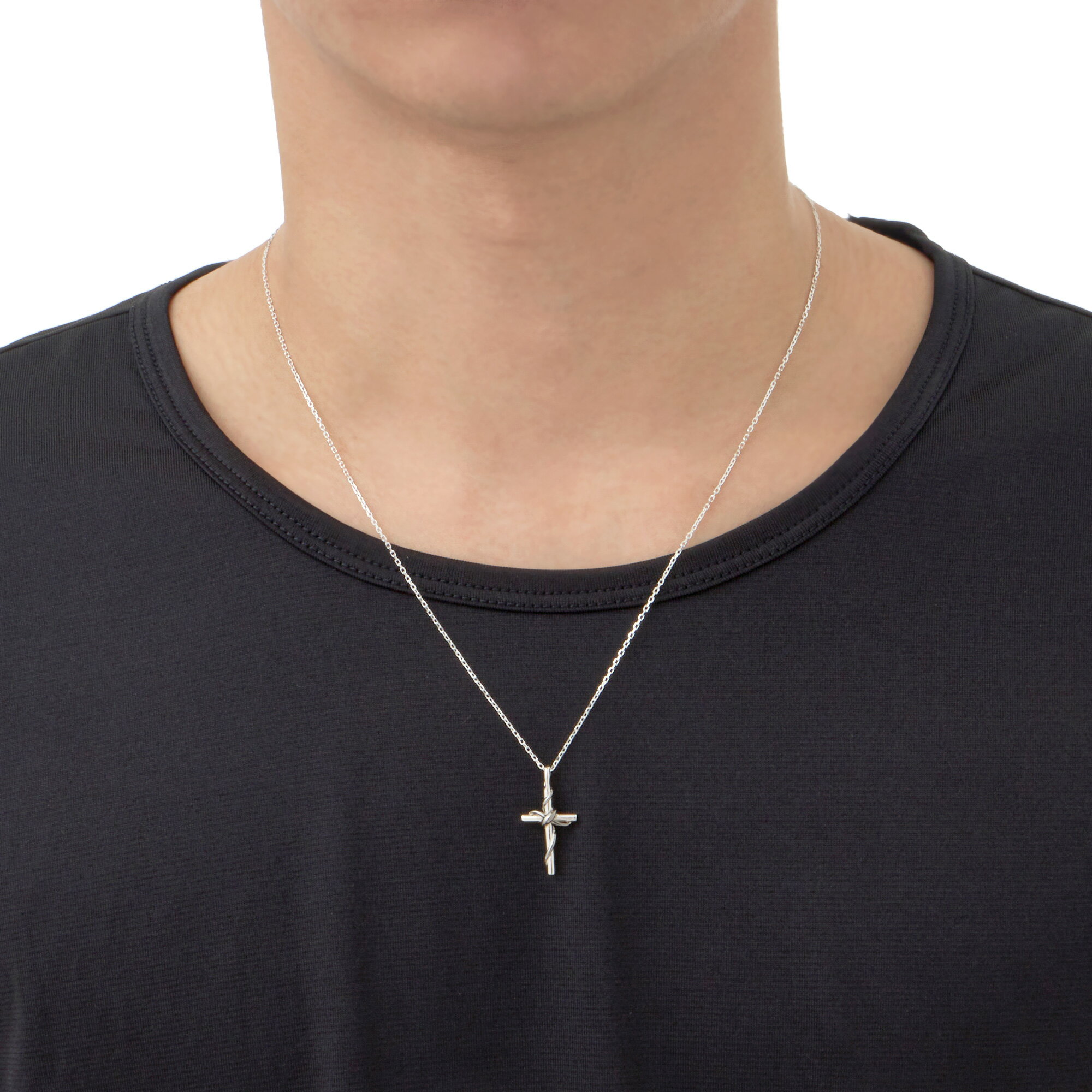 【ラッピング無料】THE KISS 公式ショップ シルバー ペアネックレス （メンズ 単品） ペアアクセサリー カップル に 人気 の ジュエリーブランド THEKISS ペア ネックレス・ペンダント プレゼント SPD536 ホワイトデー【あす楽対応（土日祝除く）】