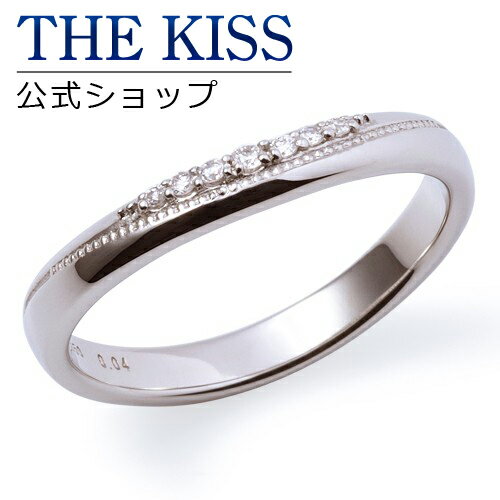 【ラッピング無料】【刻印無料】【THE KISS Anniversary】 THE KISS 公式ショップ Pt950 プラチナ マリッジ リング 結婚指輪 ペアリング （ レディース 単品 ） カップル 人気 ジュエリーブランド THEKISS ザキッス 指輪 7061104591 シンプル 女性 ブライダル