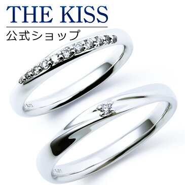 【刻印可_14文字】【THE KISS Anniversary】 プラチナ マリッジ リング 結婚指輪 ペアリング THE KISS ザキッス リング・指輪 7061122151-7061122152 セット シンプル 男性 女性 2個ペア ザキス 【送料無料】