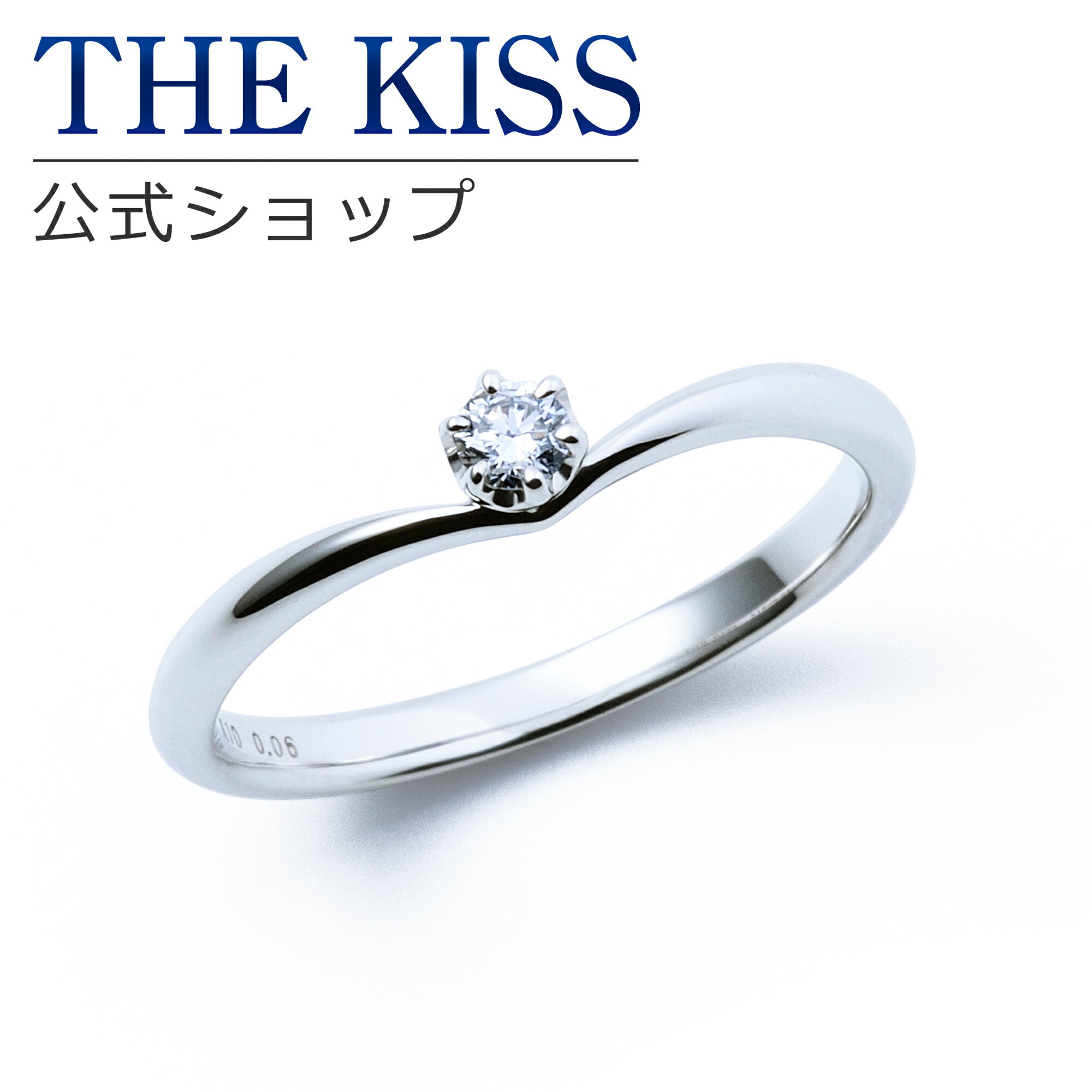 楽天THE KISS 公式ショップ【ラッピング無料】【刻印無料】【THE KISS Anniversary】 THE KISS 公式ショップ K10 ホワイトゴールド マリッジ リング 結婚指輪 ペアリング （ レディース 単品 ） wg カップル 人気 ジュエリーブランド THEKISS ザキッス 指輪 7621122001 シンプル 女性 母の日