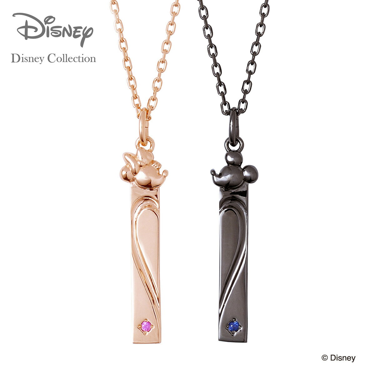 【THE KISS 公式ショップ】【ラッピング無料】【ディズニーコレクション】 ディズニー ネックレス ミッキーマウス ミニーマウス THE KISS ペア ネ...