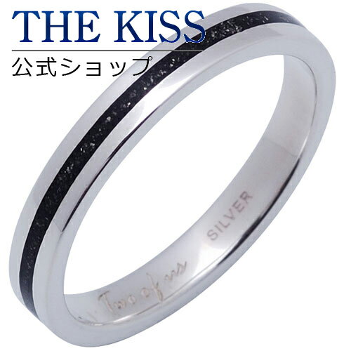 【ラッピング無料】【アウトレット】THE KISS 公式ショップ シルバー ペアリング （ メンズ 単品 ） ペアアクセサリー カップル に 人気 の ジュエリーブランド THEKISS ペア リング 指輪 プレゼント TR1300BK 母の日【あす楽対応（土日祝除く）】